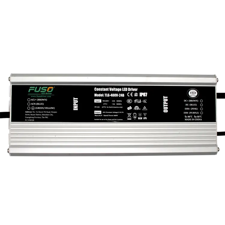 O que é um driver de LED de tensão constante de alto PF 24V 400W e por que isso é importante?