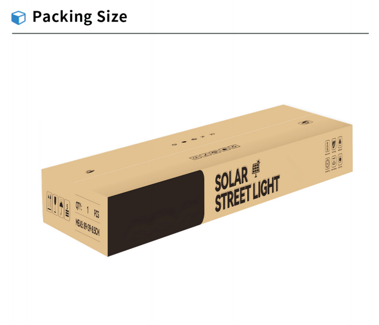 20w integrated solar street light