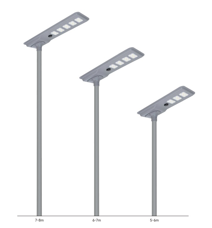70w integrated solar street light