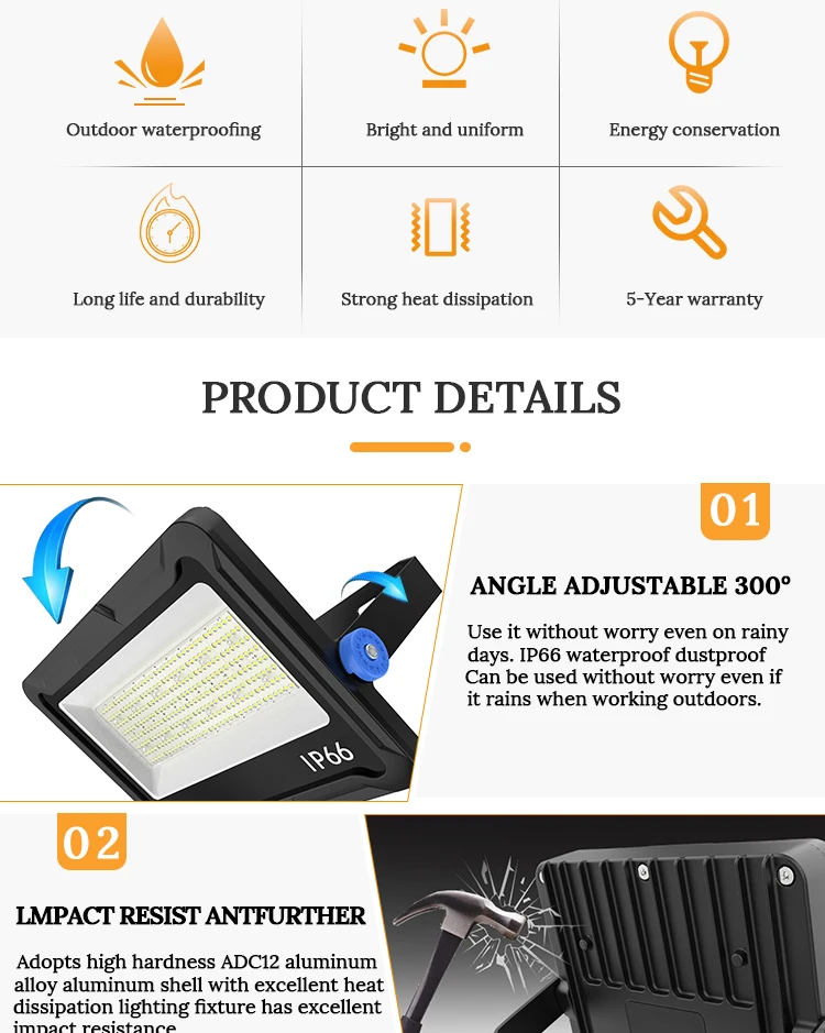300w outdoor led flood light